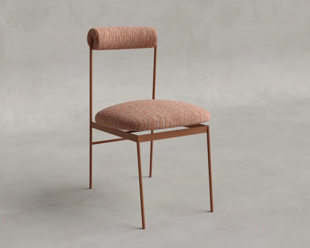 CADEIRA OLIVA LARANJA