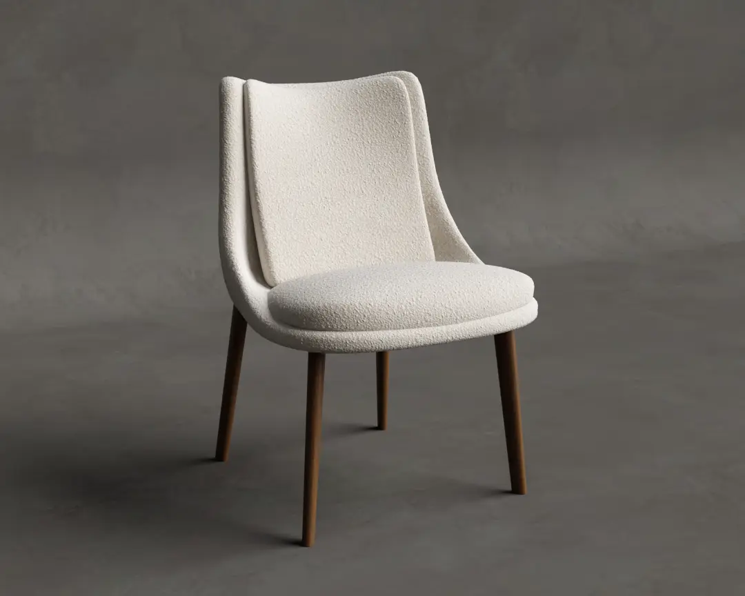 CADEIRA SUBLIME SEM BRAÇO BOUCLÉ