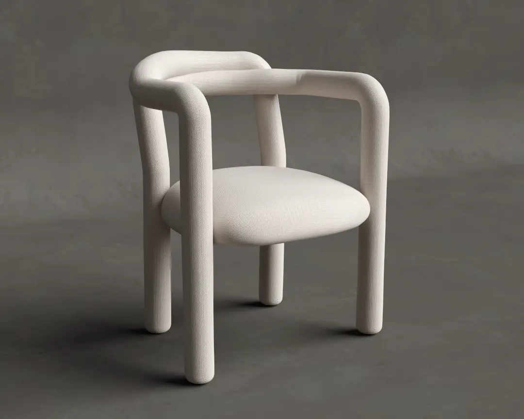 CADEIRA TUBO OFF WHITE