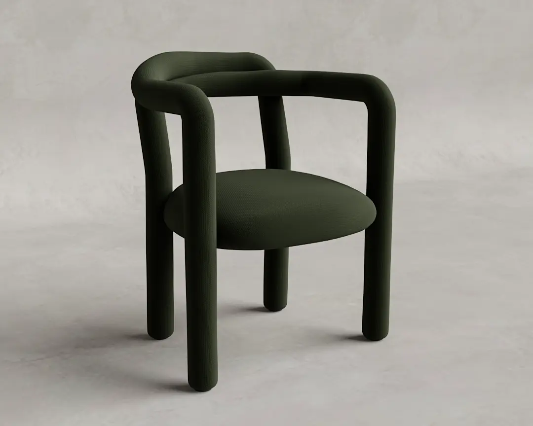 CADEIRA TUBO VERDE MUSGO