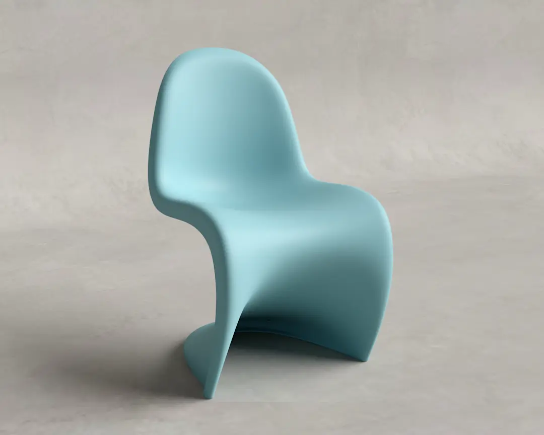 CADEIRA PANTON INFANTIL FOSCA AZUL