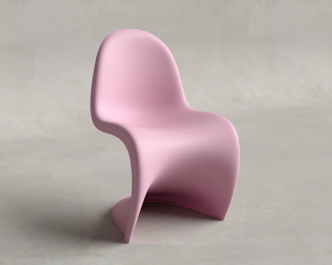 CADEIRA PANTON INFANTIL FOSCA ROSA