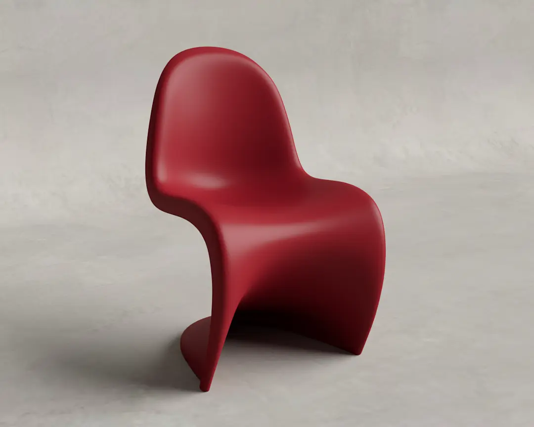 CADEIRA PANTON INFANTIL FOSCA VERMELHA